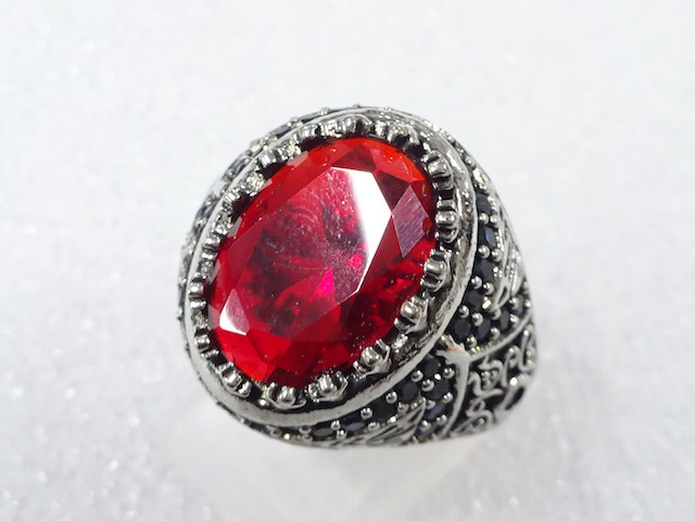 色石　指輪(19号)